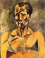 Buste de Man L athlète 1909 cubisme Pablo Picasso